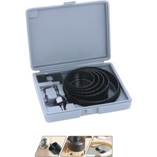 Özgürce 8 Parça Yuvarlak Delik Açma Takımı, Güçlü ve Dayanıklı Çelik Set