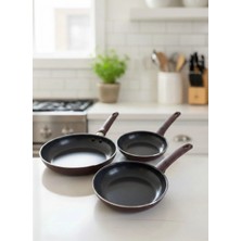 Greenpan Cambridge Red Tava SETI(18CM-20CM-24CM)