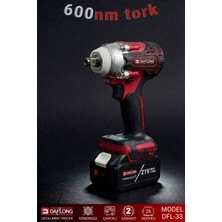 Özgürce 21V Şarjlı 600NM Torklu 1/2" Kömürsüz Somun Sıkma Alet