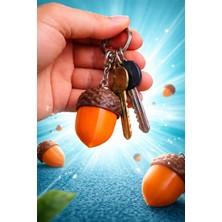 Otscraft Studio Meşe Palamudu Tasarımlı Clicker Anahtarlık Stres Oyuncağı