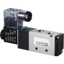 Özgürce Elektrik Kontrollü Tek Bobin Pnömatik Valf 4V210-08, Voltaj Seçenekli