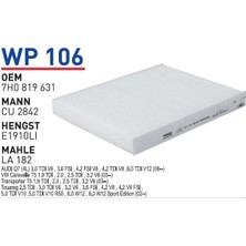 Wunder Filter Audı Q7  Uyumlu Polen Filtresi Wp 106