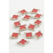 Esranın Dünyası Çiçek Çift Kulplu Mineli Bileklik ve Kolye Ucu Aparatı 1 Adet RSBİJ34-ESRDNS