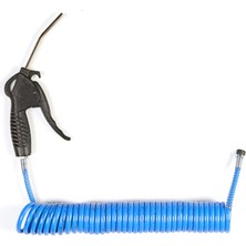Özgürce 5 mt Mavi Hava Hortumu, Plastik Tabancalı, Kabin Temizleme, 1/4 Rekorlu