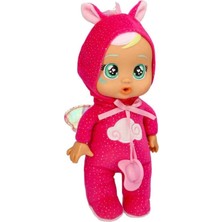 Cry Babies Ağlayan Yumuş Bebek CYB76000 - Koyu Pembe Tulumlu Hannah