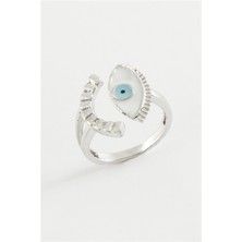 Esranın Dünyası Göz Mineli Metal Yüzük RSBİJ34-ESRDNS