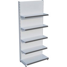 Raffar Beyaz Renk Metal 5 Katlı Market Raf Sistemi | Market Rafı |  G90CM Yükseklik H220 Cm|