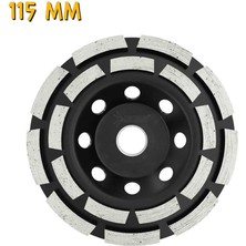Sgs Elmas Beton Mermer Granit Taşlama Diski - Çift Sıra - 115 Mm.