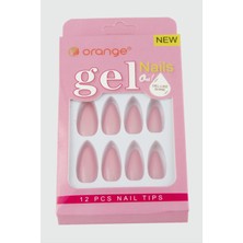 Esranın Dünyası Orange Yapıştırıcılı Jel Takma Tırnak RSBİJ34-ESRDNS