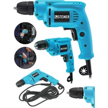 Özgürce 1400W Profesyonel Bakır Sargılı Darbesiz Vidalama Matkap Mavi