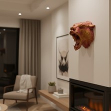 Novis Liora 3D Jaguar Figürü Duvar Süsü