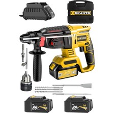 Özgürce Alman 88 V 5 Ah Bakır Sargılı Çift Metal Şanzıman Akülü Matkap