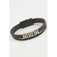 Fta Ticaret Kaliteli Mıknatıslı Suni Deri Bileklik RSBİJ34-ESRDNS