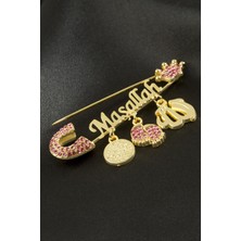 Esranın Dünyası Maşallah Yazılı Broş RSBİJ34-ESRDNS