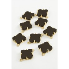 Esranın Dünyası Çiçek Tek Kulp Polyester Bileklik ve Kolye Ucu Aparatı 1 Adet RSBİJ34-ESRDNS