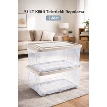 Loremp 55 Lt Depolama Düzenleyici 2 Adet Saklama Kutusu