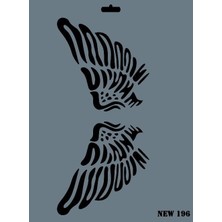 Rich New Seri N-196 Stencil 35X25 cm