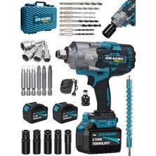 Özgürce 1400 Nm Kademeli Yüksek Torklu Akülü Vidalama ve Somun Sökme Matkap