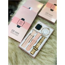 Normadia G9 Mini Plus 3 Kordonlu Rose Akıllı Saat Bayanlar Için 41MM 2024