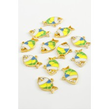 Esranın Dünyası Balık Tek Kulp Mineli Bileklik ve Kolye Ucu Aparatı 1 Adet RSBİJ34-ESRDNS