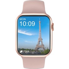 Normadia Rose Gold Akıllı Saat, Nfc, Siri, iPhone 11/12/13 Pro Max Uyumu