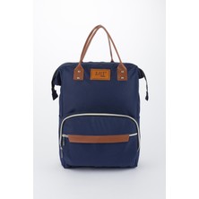 Lui Baby Anne Bebek Bakım Sırt Çantası Askı Aparatlı Deri Detaylı