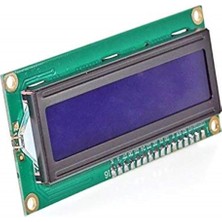 Özgürce Yüksek Parlaklıklı 16X2 I2C LCD Ekran Modülü, Mavi Panel, Kolay Bağlantı