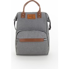 Lui Baby Anne Bebek Bakım Sırt Çantası Askı Aparatlı Deri Detaylı