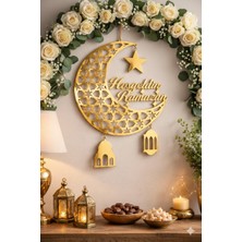 Dt Dekor Treni Hoş Geldin Ramazan Hilal ve Kandilli Islami Duvar Dekor Ürünü