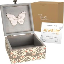 Pavilion 41102 Basit Ruhlar Desenli Kelebek Birisi Özel Mücevher Kutusu