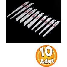 Özgürce Çift Taraflı Tilki Kuyruğu Testere Seti, 10 Parça, Güçlü ve Dayanıklı