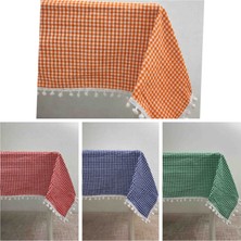 Ayzen Home Zefir Kumas Pitikare Masa Ortüsü, Piknik Örtüsü, Sofra Bezi