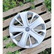 Yk Toyota Corolla / Yaris / Avensis Uyumlu 15 Inç Jant Kapağı 4'lü Takım Amblem Hediyeli