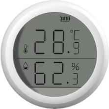 Özgürce Dijital Akıllı Termometre ve Nem Ölçer, Zigbee, Mobil Kontrol, Iç Mekan