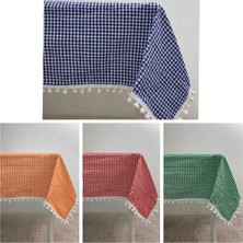 Ayzen Home Zefir Kumas Pitikare Masa Ortüsü, Piknik Örtüsü, Sofra Bezi