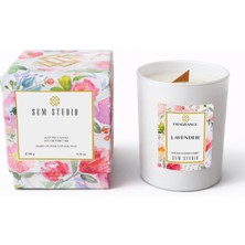 Sum Studıo Lavanta Kokulu Doğal Mum 180 gr