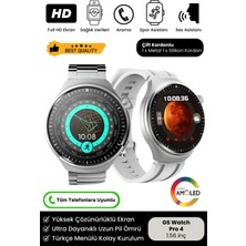 Normadia Super Amoled Hd Ekran Gs Watch Pro 4 Spor Sağlık Sensörlü Akıllı Saat