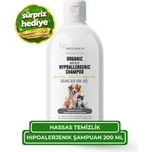 Greenwich Hipoalerjenik Şampuan 200 ml | Tüy Dökülme | Parazit Pire Mantar Uzaklaştırıcı | Kedi Köpek