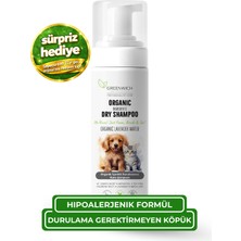 Greenwich Hipoalerjenik Kuru Şampuan 150 ml | Tüy Dökülme | Parazit Bit Pire Mantar Uzaklaştırıcı | Kedi Köpek