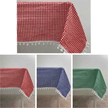 Ayzen Home Zefir Kumas Pitikare Masa Ortüsü, Piknik Örtüsü, Sofra Bezi