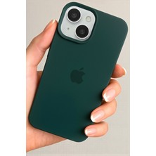 ProNorth Iphone 15 Uyumlu Kılıf Logolu Lansman Soft Yumuşak Içi Kadife Silikon Kapak