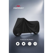 Moonrider Motosiklet Brandası Alt Lastikli Çantalı Motosiklet Çadırı Yüksek Kalite Su Almaz Motosiklet Branda