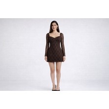 Novair Dantelli Mini Elbise