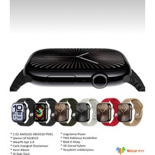 Normadia Yüksek Çözünürlüklü 2.02" Amoled Akıllı Saat, Şık ve Yenilikçi Tasarım