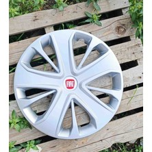 Yk Fiat Linea / Egea / Punto / Doblo / Fiorino Uyumlu 15 Inç Jant Kapağı 4'lü Takım Amblem Hediyeli