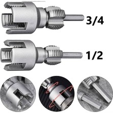 Özgürce Iç Dış Plastik Boru Diş Açma Seti 1/2 ve 3/4 Inç, Pratik ve Dayanıklı