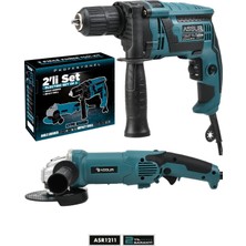 Özgürce Elektrikli 2'li Taşlama Seti, Güçlü ve Çok Amaçlı Kullanım