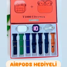 Normadia T 1000 Ultra Max Akıllı Saat ve Kulaklık Hediye Seti