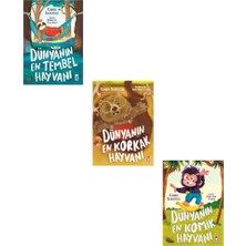 Caner Sarıoğlu Seti 3 Kitap (Dünyanın En Korkak Hayvanı + Dünyanın En Komik Hayvanı + Dünyanın En Tembel Hayvanı)
