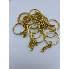 Orhan Çanta 50 Adet Gold Zincirli Anahtarlık Halkası